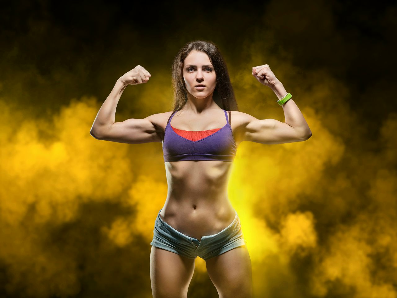 Athletic girls in Sulaimaniya